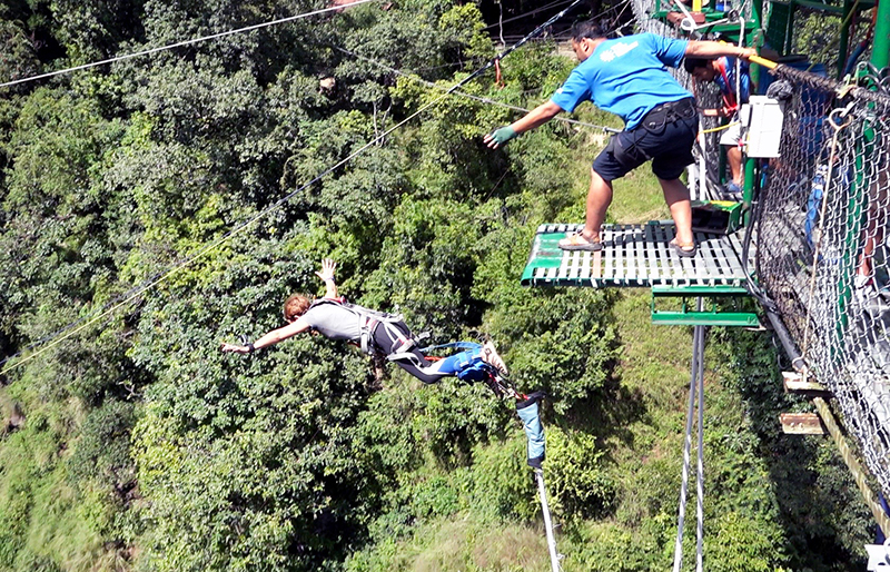 bungee jump nepal