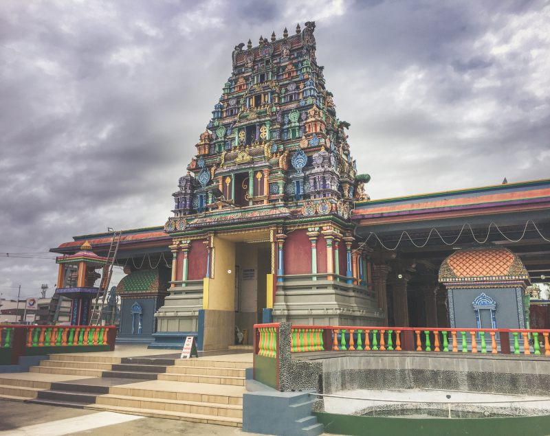 colorful hindu temple in nadi fiji