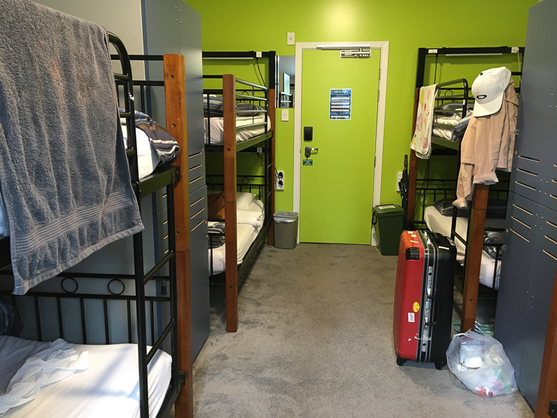 female only dorm room at queenstown lakefront hostel