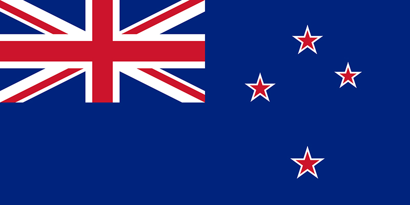 New Zealand Flag for New Zealand Travel Guide