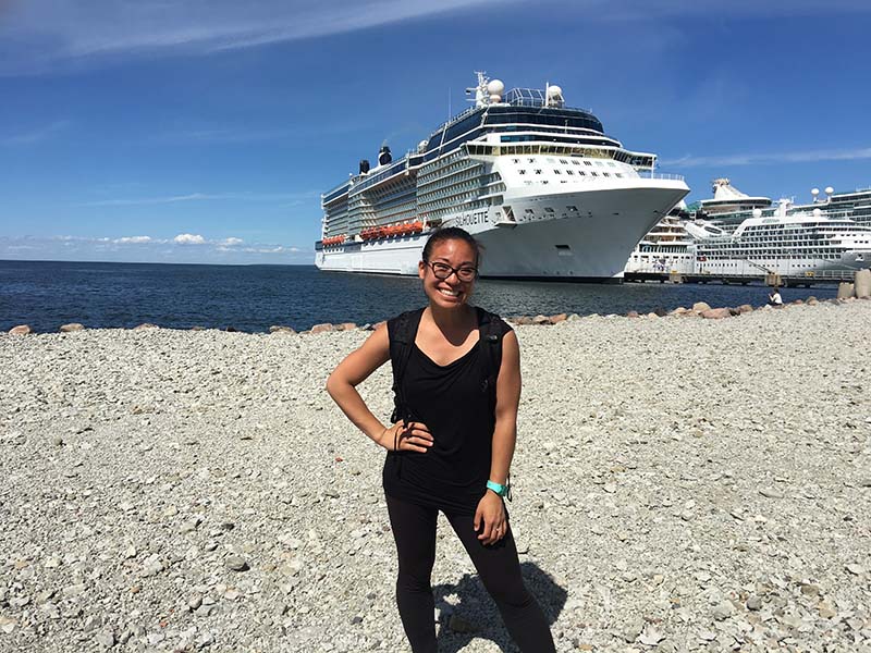 self-care and travel on a cruise ship