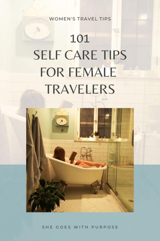 self care tips female travelers