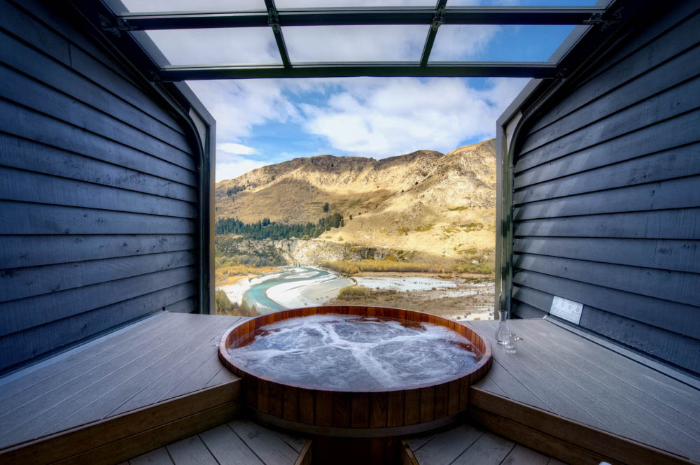The view from a private soaking tub at Onsen Hot Pools in Queenstown. (c) Eugene Phoen | Flickr