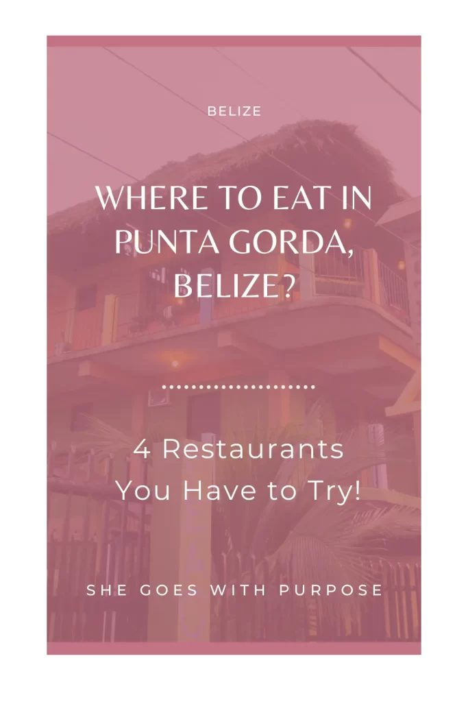 where to eat in punta gorda belize 1