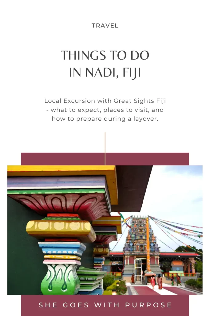 Things to do in Nadi, Fiji: A Local Excursion with Great Sights Fiji | I was in Fiji for less than 24 hours, so I booked a tour with Great Sights Fiji. Here's what we did, the places we visited, and how to prepare for a layover in Fiji after such a long flight from the US. 